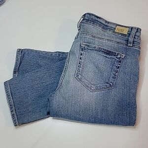 PAIGE Skyline Ankle Peg Skinny Jeans Lightwash